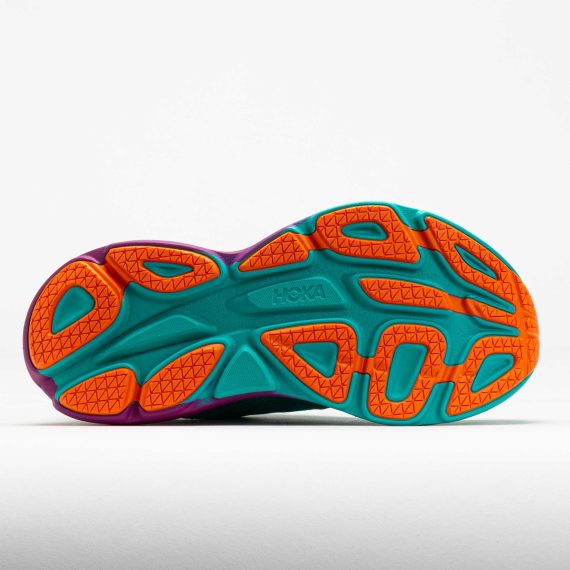 HOKA Bondi 8 Women’s Electric Aqua/Black - Image 4