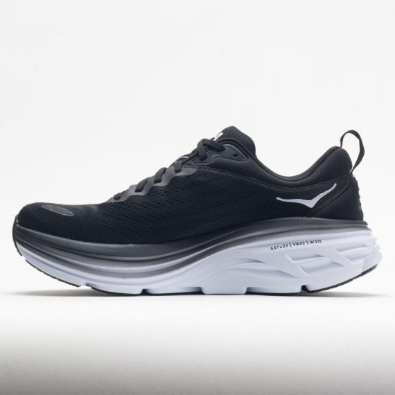 HOKA Bondi 8 Men’s Black/White - Image 2