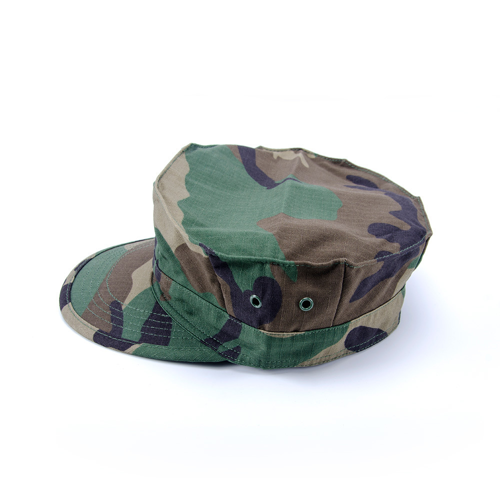 Camouflage Octagonal Hat for Student Military Training, Tactical Summer Sun Visor - Image 3